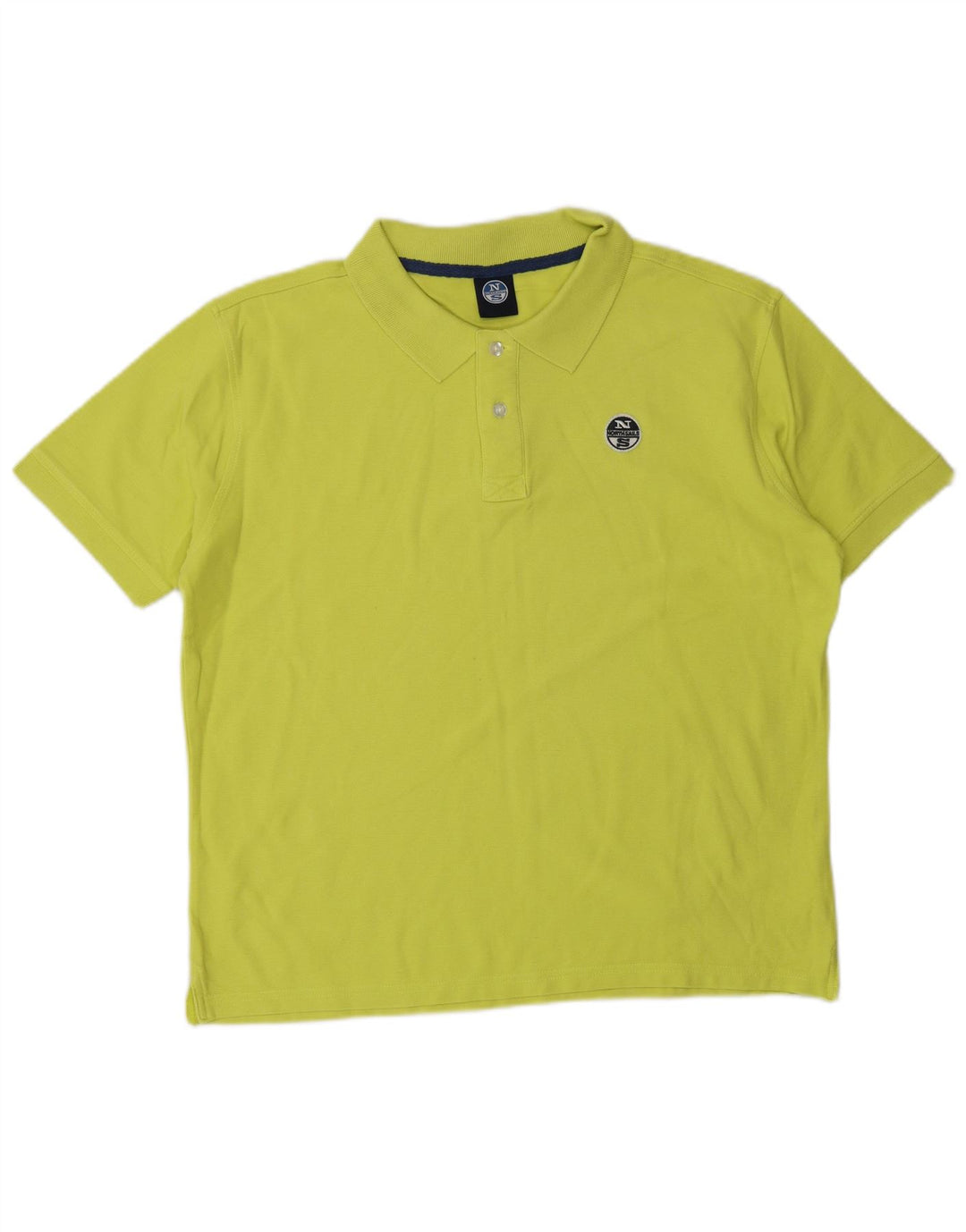 NORTH SAILS Mens Polo Shirt Medium Green Cotton