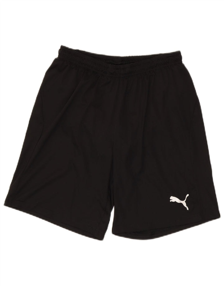Puma Mens Sport Shorts Medium  Black Polyester