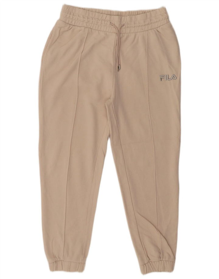 Fila Mens Tracksuit Trousers Joggers Medium Beige Cotton