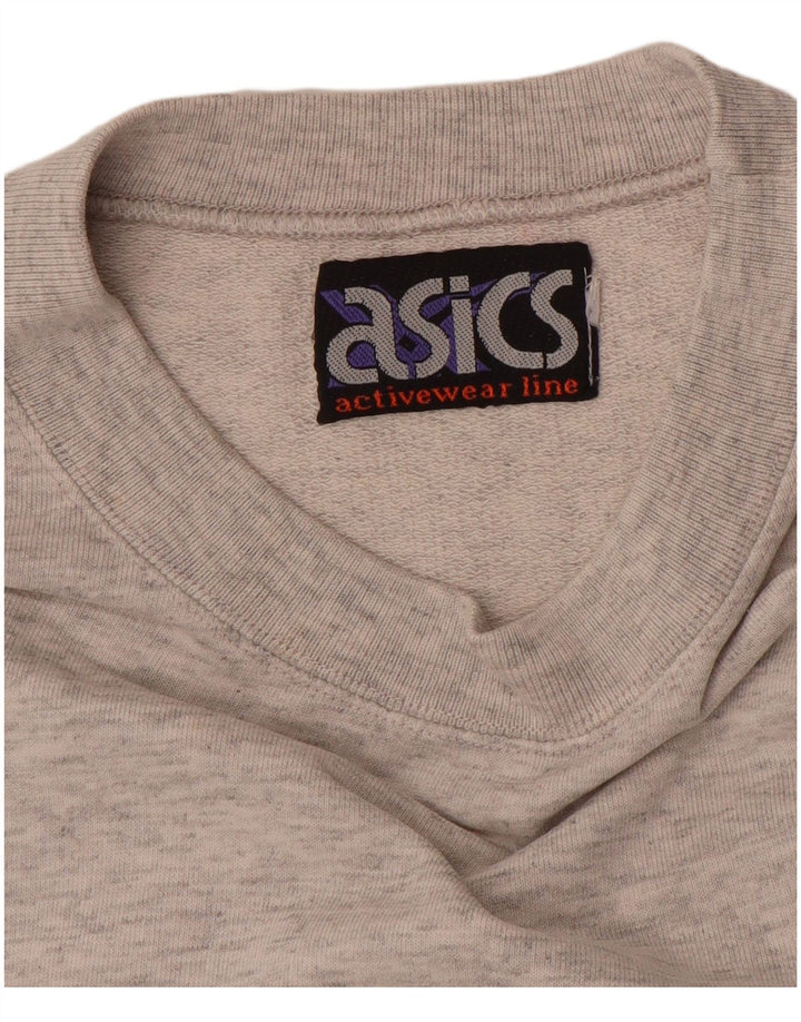 ASICS Mens Graphic T-Shirt Top XL Grey