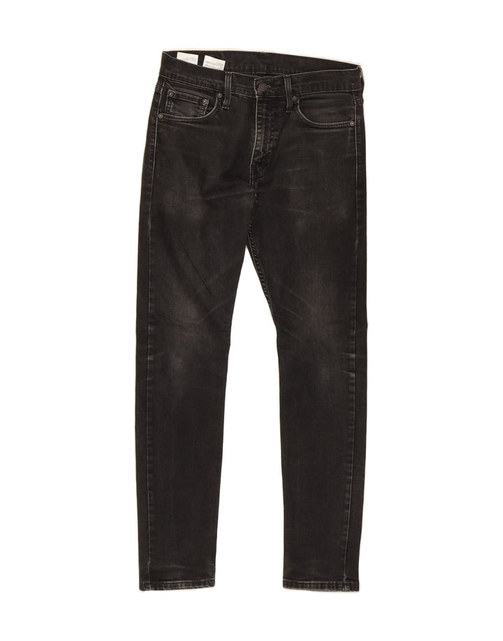 LEVI'S Mens 512 Slim Tapered Jeans W30 L32 Black Cotton Vintage Levi's and Second-Hand Levi's from Messina Hembry 