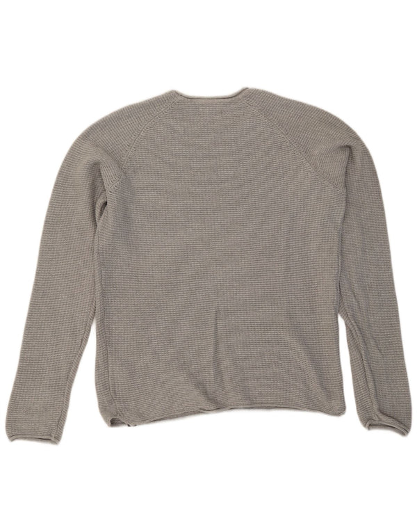 JACK & JONES Mens Crew Neck Jumper Sweater XL Grey Cotton