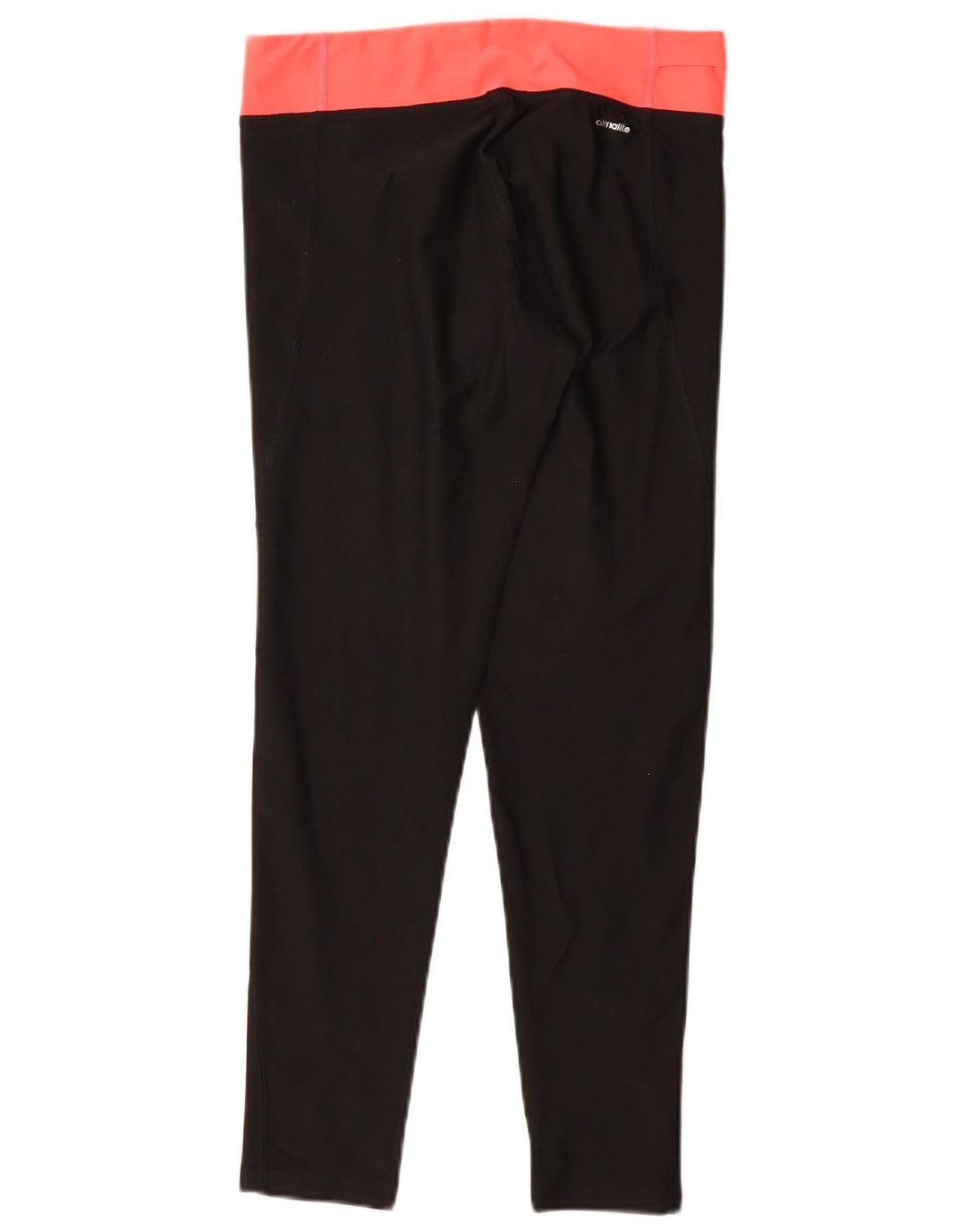 ADIDAS Womens Climalite Leggings UK 8/10 Small  Black Colourblock