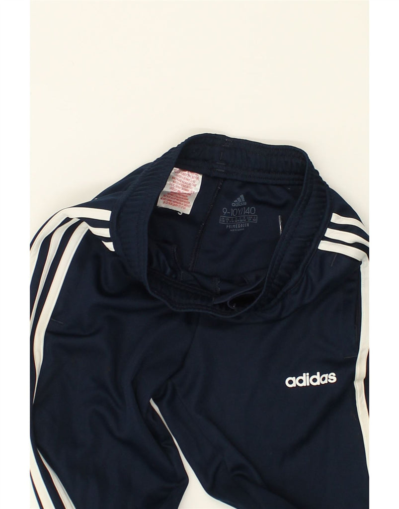 ADIDAS Boys Tracksuit Trousers 9-10 Years Navy Blue | Vintage Adidas | Thrift | Second-Hand Adidas | Used Clothing | Messina Hembry 