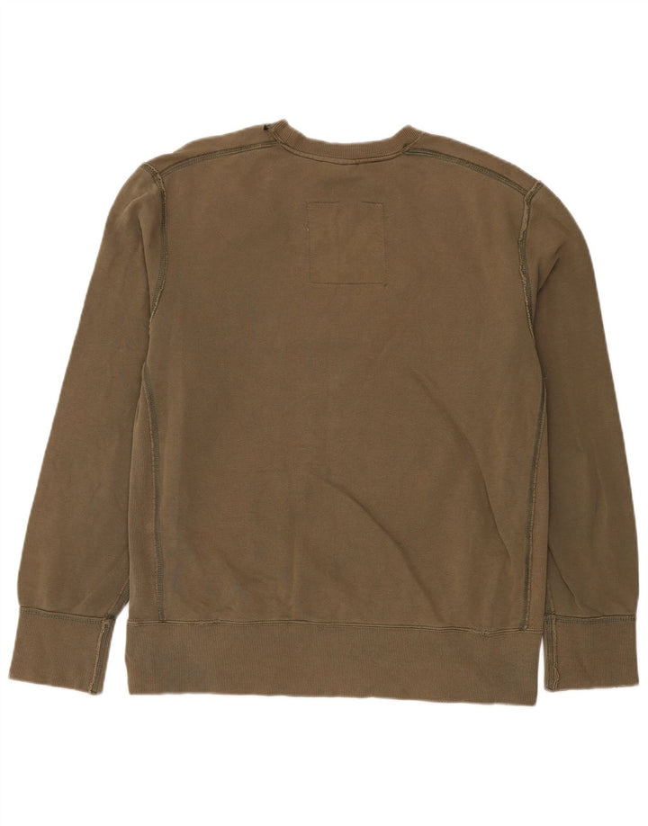 G-STAR Mens 3301 Graphic Sweatshirt Jumper XL Khaki Cotton