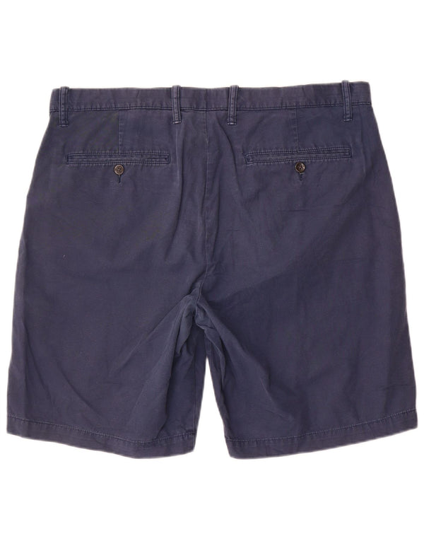 Gap Mens Chino Shorts W36 Large Navy Blue Cotton