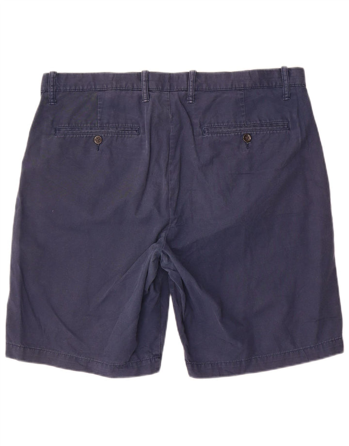 Gap Mens Chino Shorts W36 Large Navy Blue Cotton