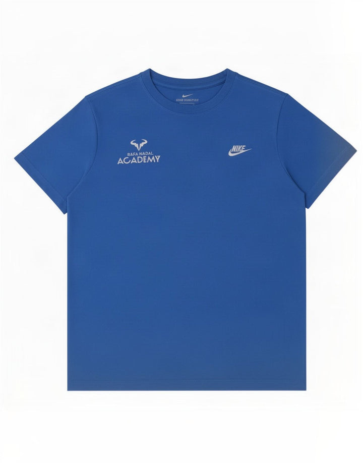 Nike Mens Rafa Graphic T-Shirt Top Medium Blue Cotton