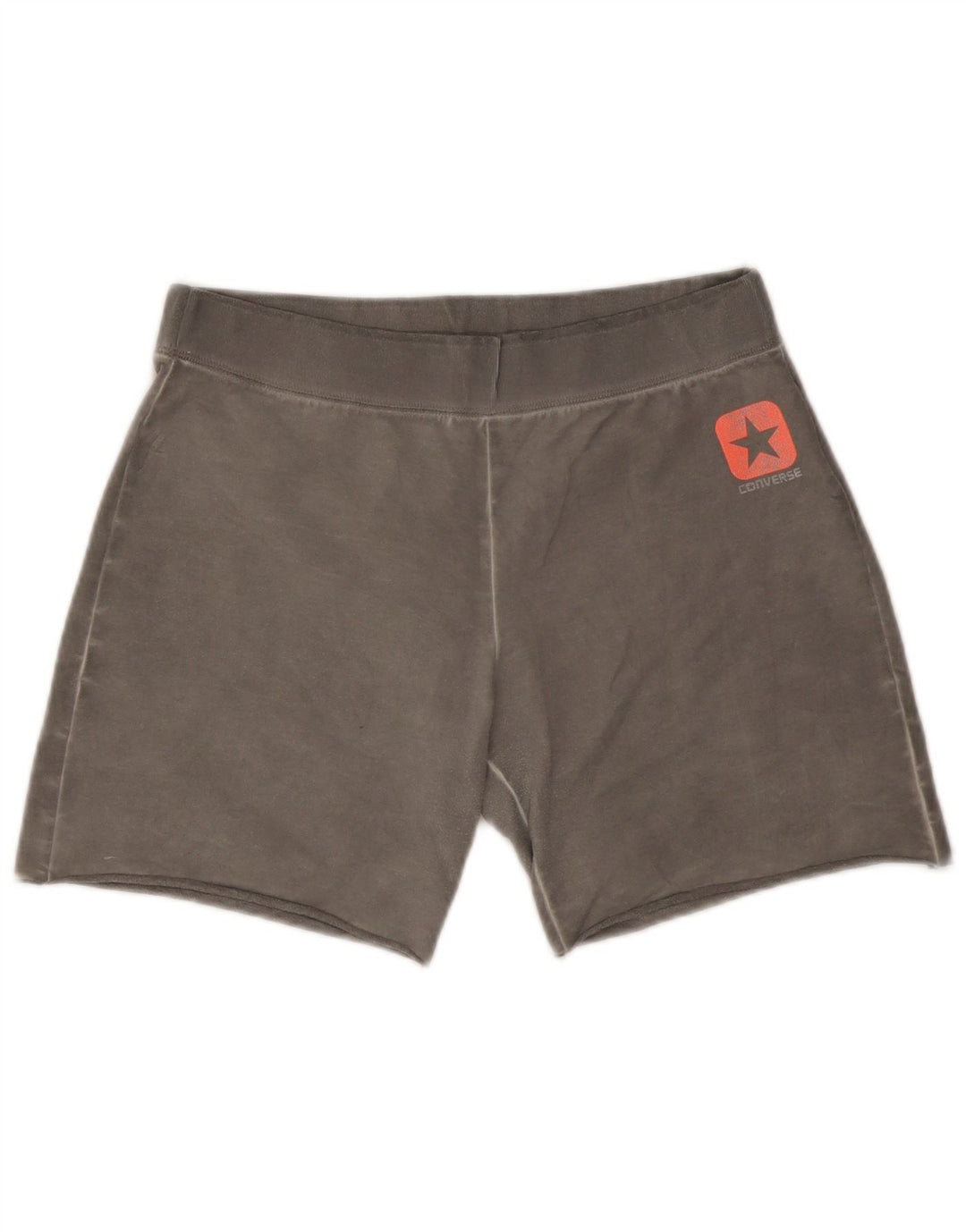 CONVERSE Womens Sport Shorts UK 18 XL Grey Cotton