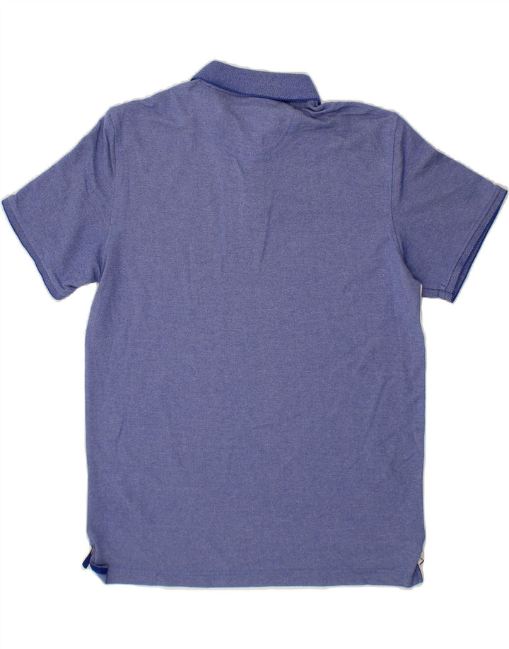 IZOD Mens Polo Shirt Large Blue Colourblock Cotton Vintage Izod and Second-Hand Izod from Messina Hembry 