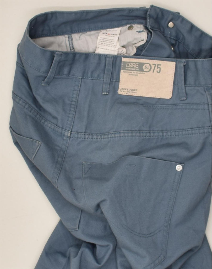 JACK & JONES Mens Wide Leg Jeans W30 L30 Blue Cotton | Vintage Jack & Jones | Thrift | Second-Hand Jack & Jones | Used Clothing | Messina Hembry 