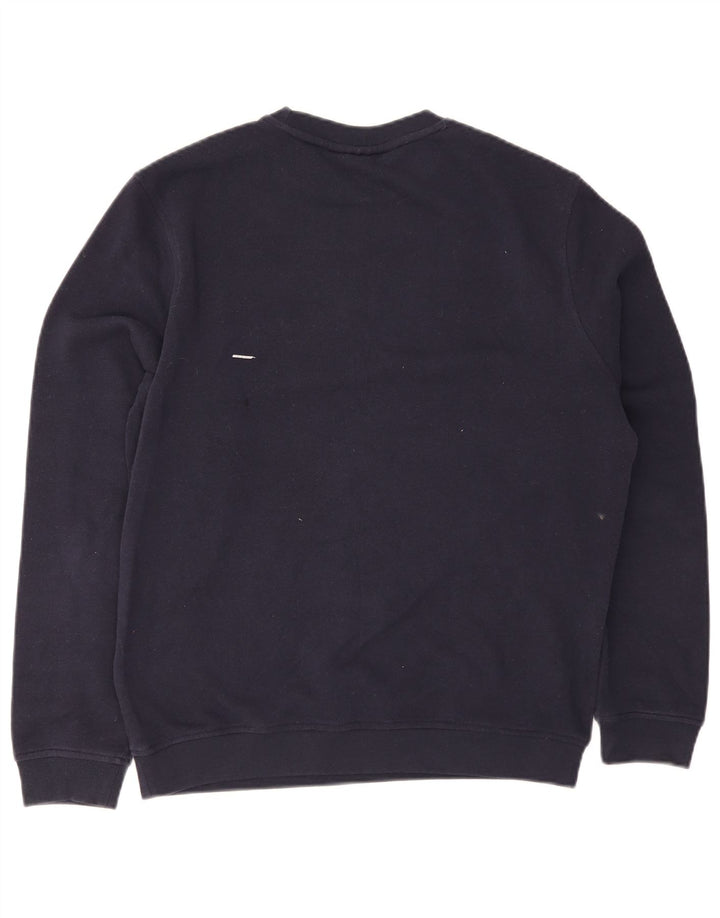 Calvin Klein Mens Sweatshirt Jumper Medium Navy Blue Cotton