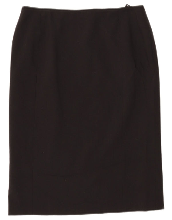 Basler Womens Straight Skirt W28 Medium Black