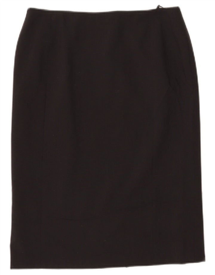 Basler Womens Straight Skirt W28 Medium Black
