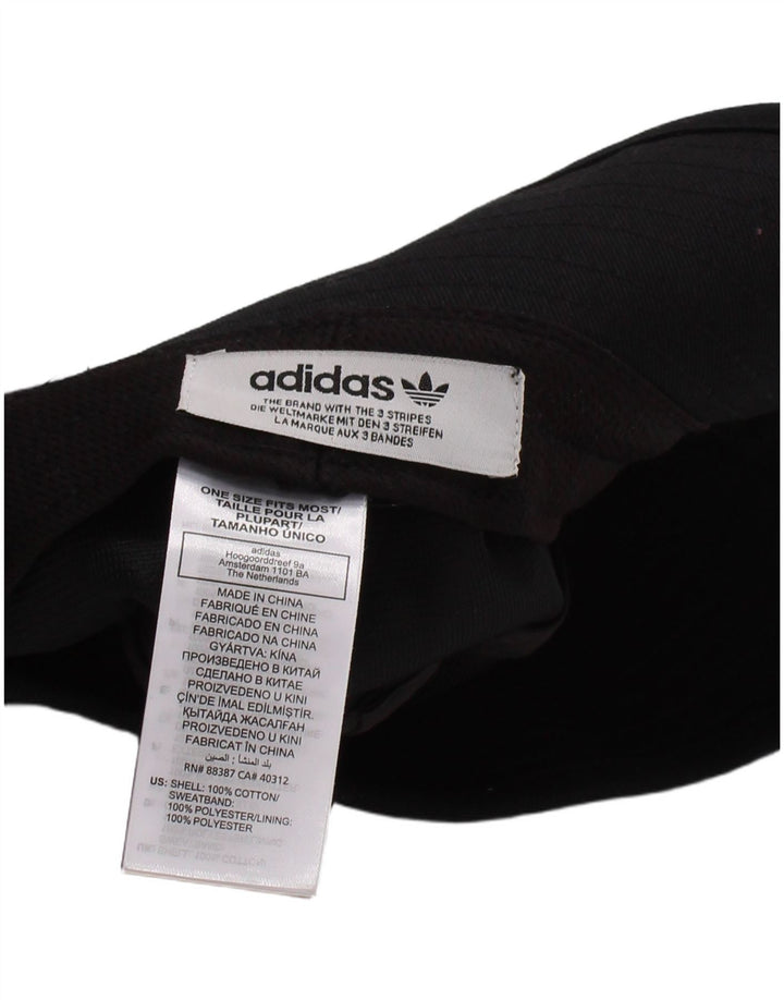 Adidas Mens Graphic Bucket Hat One Size Black Cotton