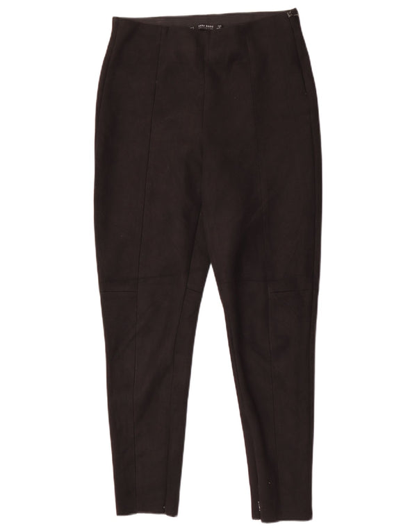 Zara Womens Skinny Casual Trousers Medium W28 L27 Black