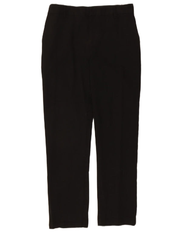 Marks & Spencer Boys Straight Casual Trousers 14-15 Years W28 L28 Black