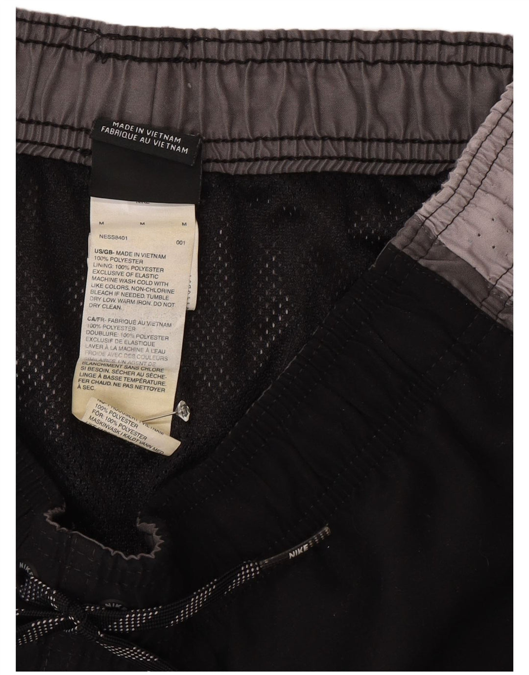 Nike Mens Sport Shorts Medium Black Colourblock Polyester
