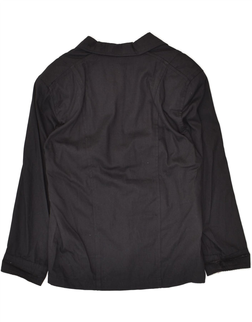WAMPUM Boys 2 Button Blazer Jacket 11-12 Years Medium Black Cotton | Vintage Wampum | Thrift | Second-Hand Wampum | Used Clothing | Messina Hembry 