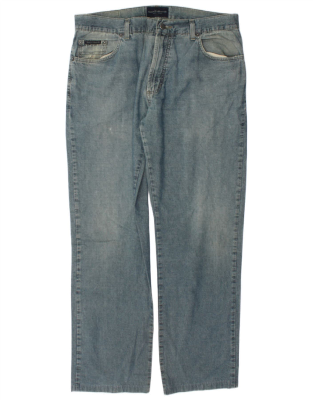 Gant Mens Straight Jeans W34 L31 Blue Cotton