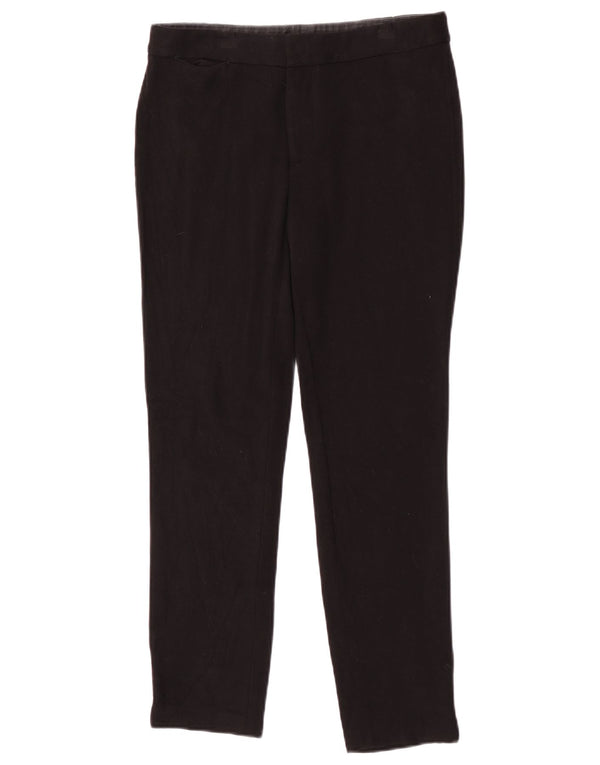 Ralph Lauren Womens Slim Casual Trousers US 6 Medium W28 L27 Black Viscose