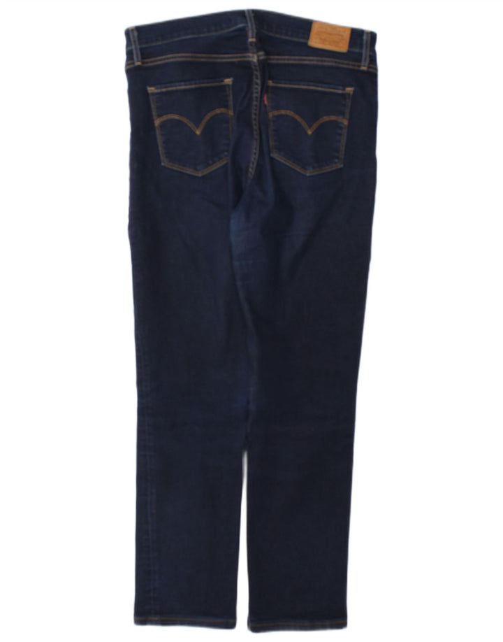 Levi's Womens Slim Jeans W31 L27 Navy Blue Cotton