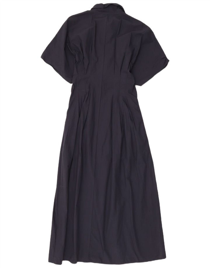 Zara Womens Maxi Dress UK 12 Medium Navy Blue