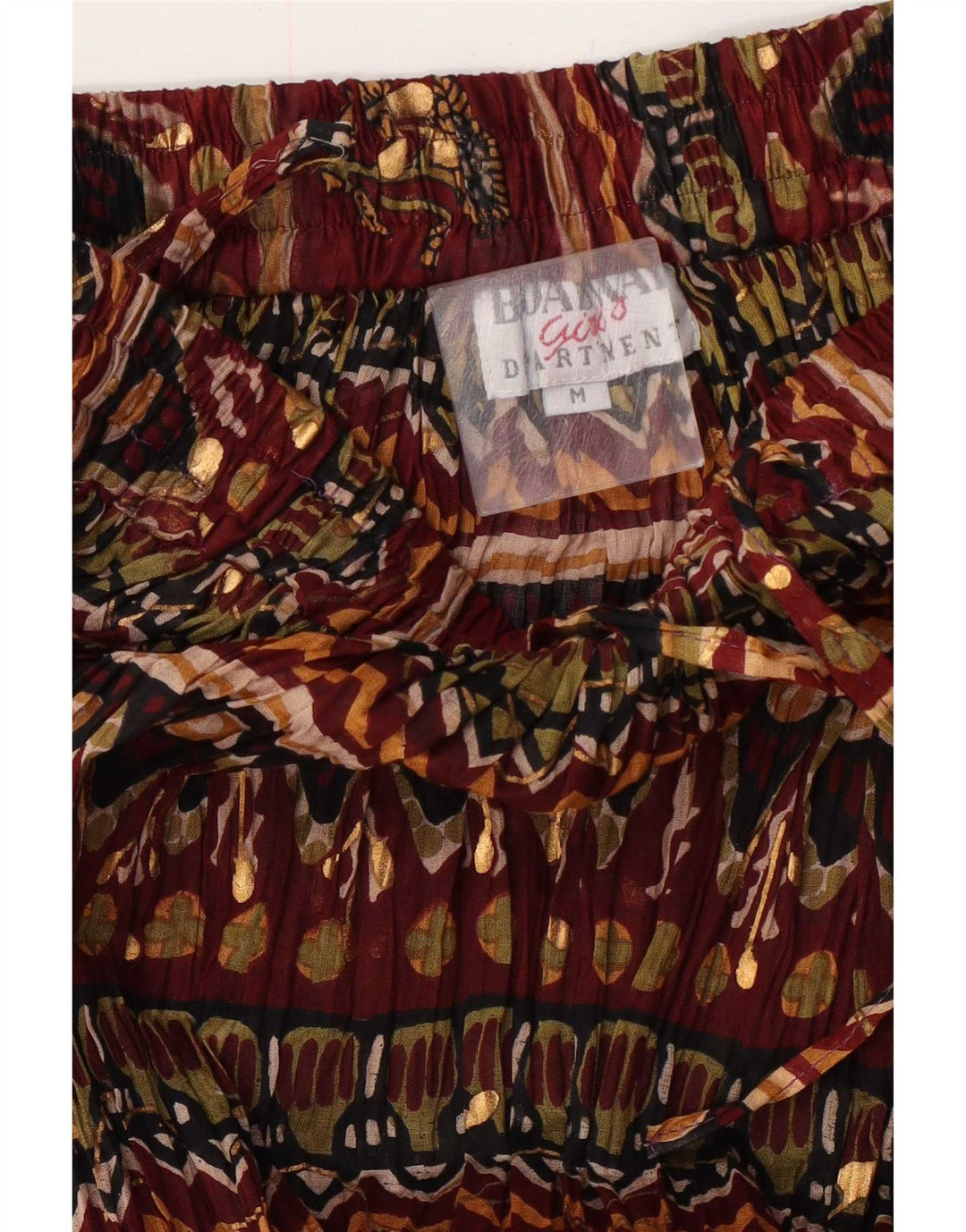 Broadway Womens Maxi Skirt Medium W28 Burgundy Floral