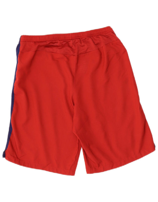 Nike Mens FCB Sport Shorts Small  Red Colourblock Polyester
