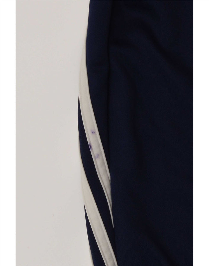 Adidas Mens Climalite Tracksuit Trousers Medium Navy Blue Polyester