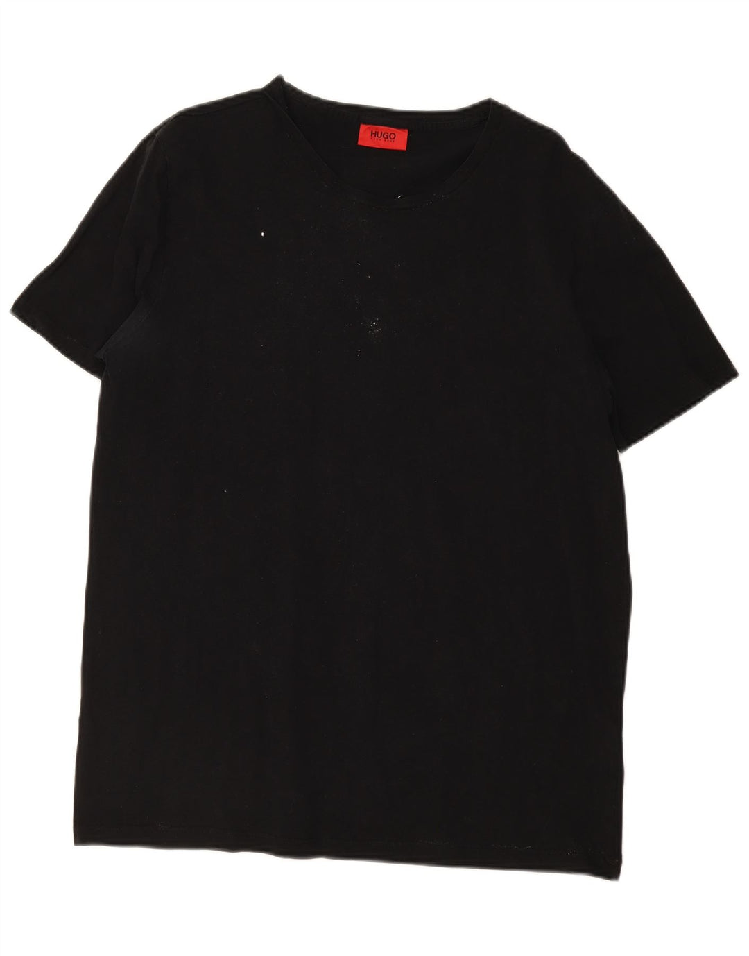 Hugo Boss Mens T-Shirt Top 2XL Black Cotton