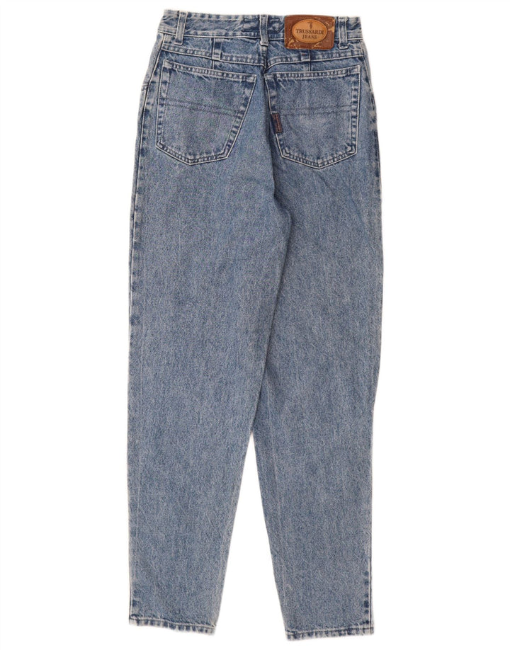 Trussardi Womens Tapered Jeans W31 L31 Blue Cotton