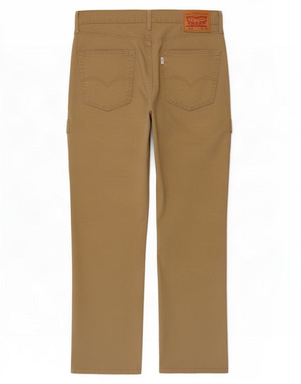 Levi's Mens 514 Straight Casual Trousers W36 L29 Beige Cotton
