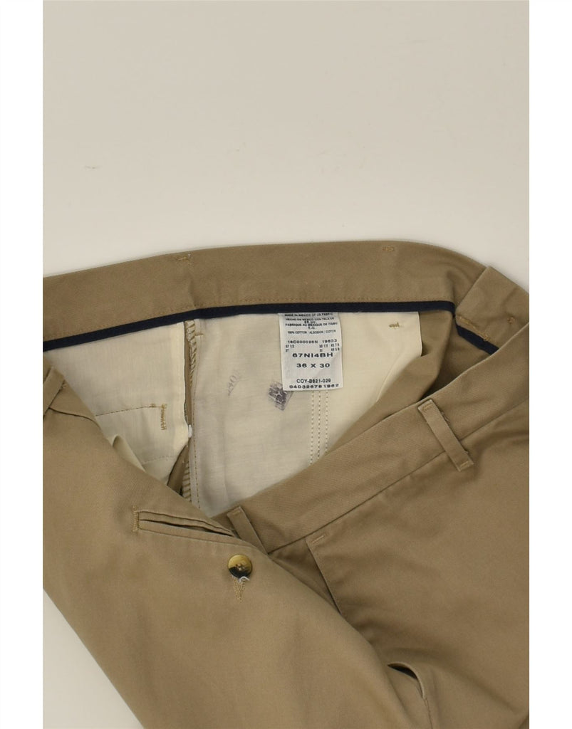 LEE Mens Straight Chino Trousers W36 L30 Brown Cotton | Vintage Lee | Thrift | Second-Hand Lee | Used Clothing | Messina Hembry 