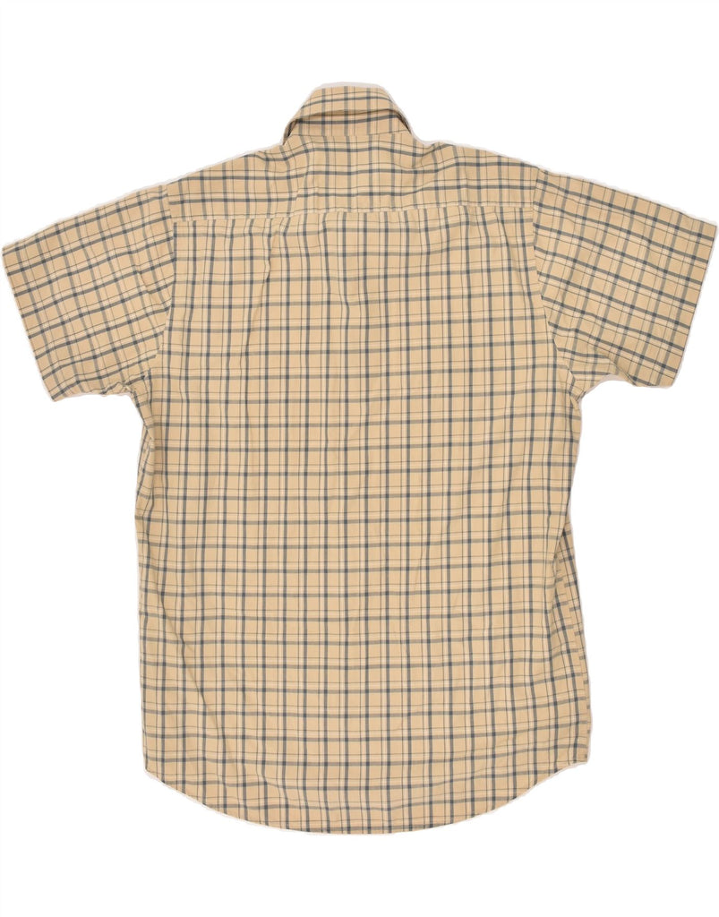 TOM TAILOR Mens Short Sleeve Shirt XL Brown Check Cotton | Vintage Tom Tailor | Thrift | Second-Hand Tom Tailor | Used Clothing | Messina Hembry 