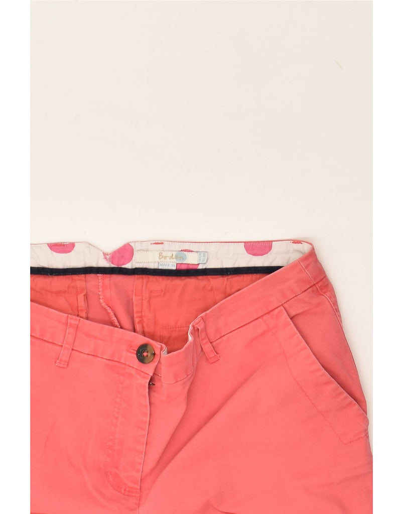 BODEN Womens Slim Chino Trousers UK 12 Medium W30 L30 Pink Cotton | Vintage Boden | Thrift | Second-Hand Boden | Used Clothing | Messina Hembry 