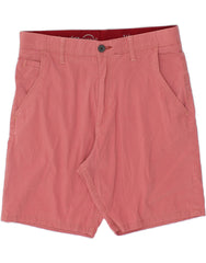 WRANGLER Mens Chino Shorts W32 Medium Pink Cotton