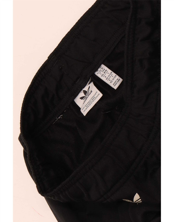 Adidas Boys Tracksuit Trousers Joggers 11-12 Years Medium Black