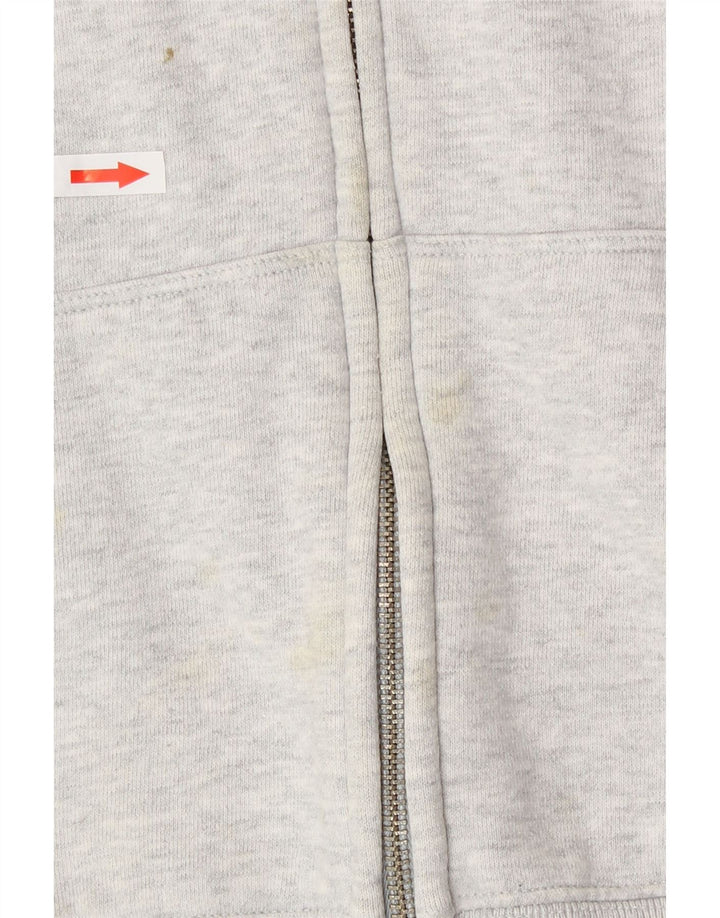 Gap Womens Graphic Zip Hoodie Sweater Large Grey Cotton