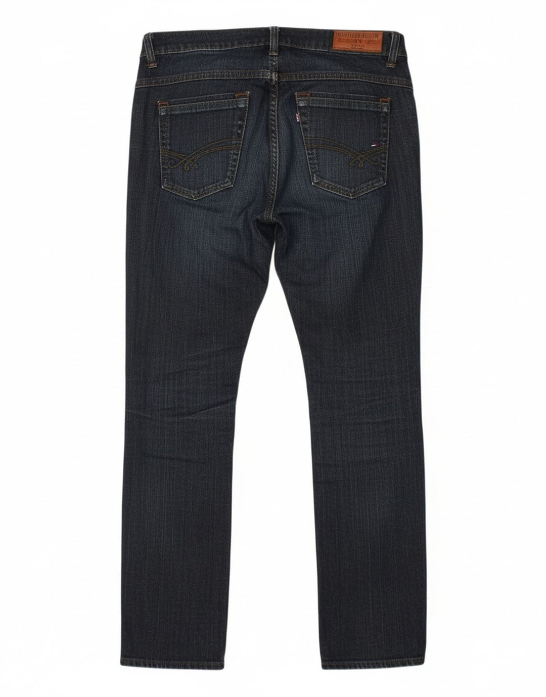 TOMMY HILFIGER Womens Slim Jeans W29 L34 Navy Blue Cotton