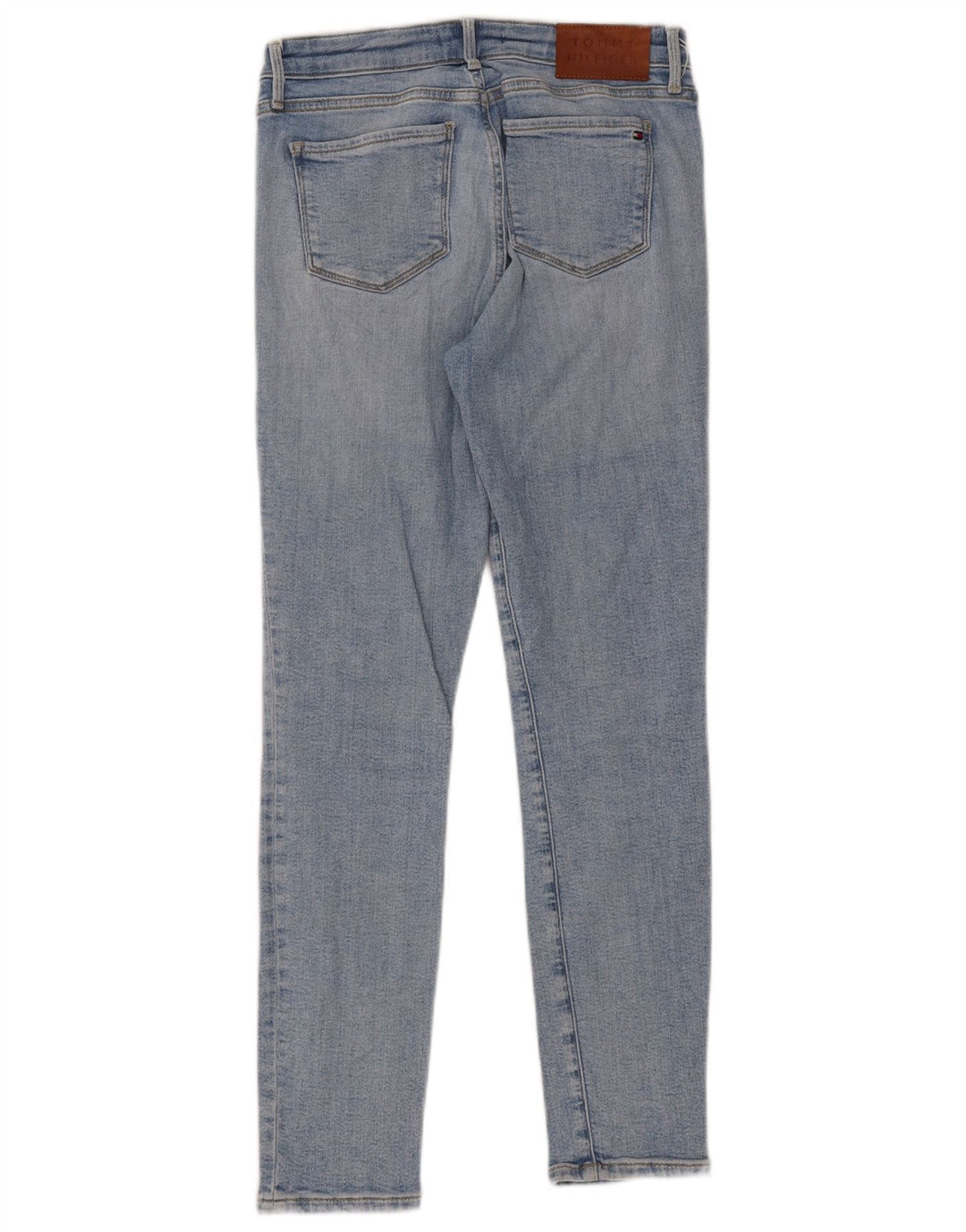 Tommy Hilfiger Womens Distressed Slim Jeans W28 L27 Blue Cotton