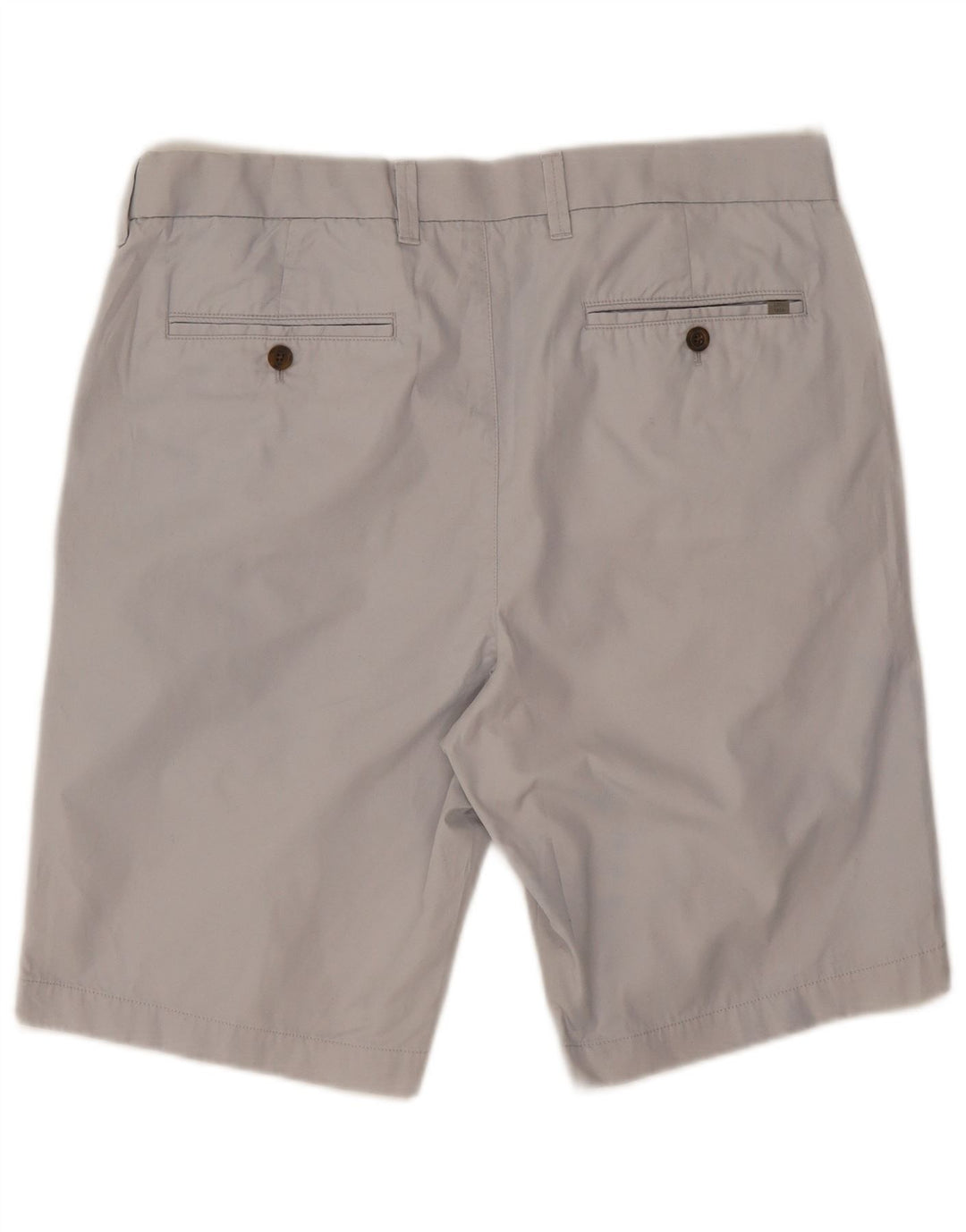 Marks & Spencer Mens Chino Shorts W34 Large Grey Cotton