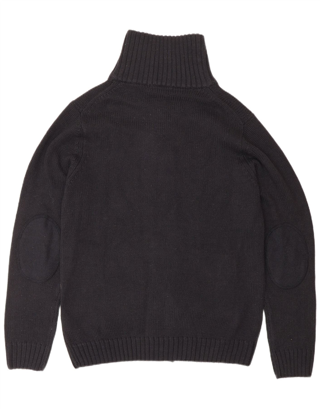 PIERRE CARDIN Mens Cardigan Sweater Large Navy Blue Acrylic