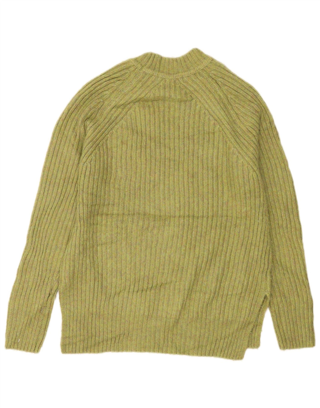 Marks & Spencer Womens Turtle Neck Jumper Sweater UK 10 Small Green