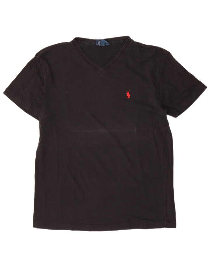 Polo Ralph Lauren Mens T-Shirt Top Small Black Cotton