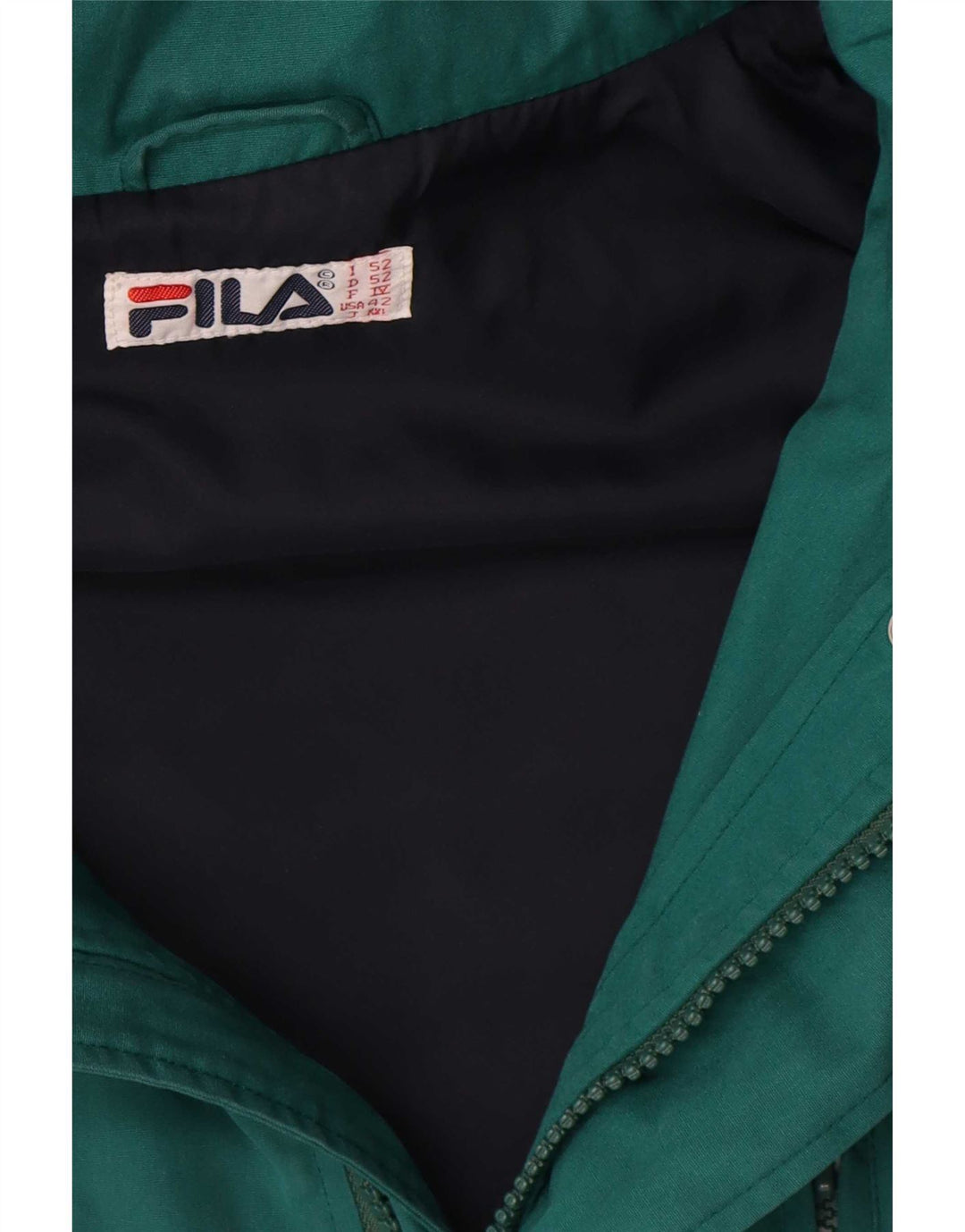 Fila Mens Hooded Parka Jacket IT 52 2XL Green