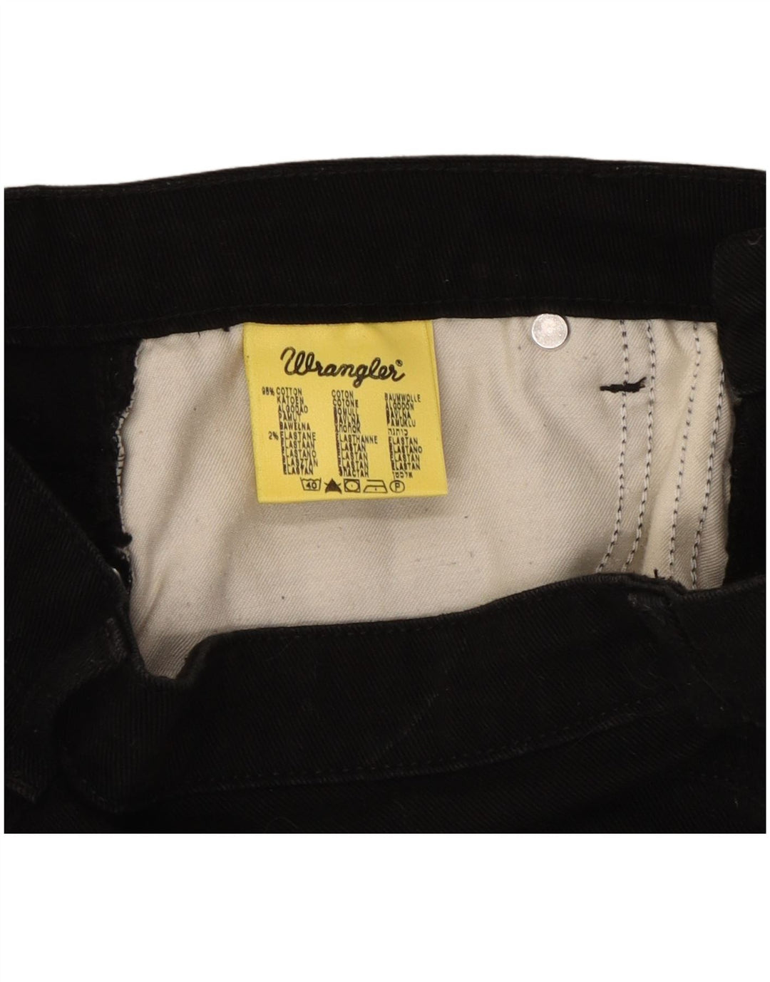 Wrangler Womens Bootcut Jeans W31 L32 Black Cotton