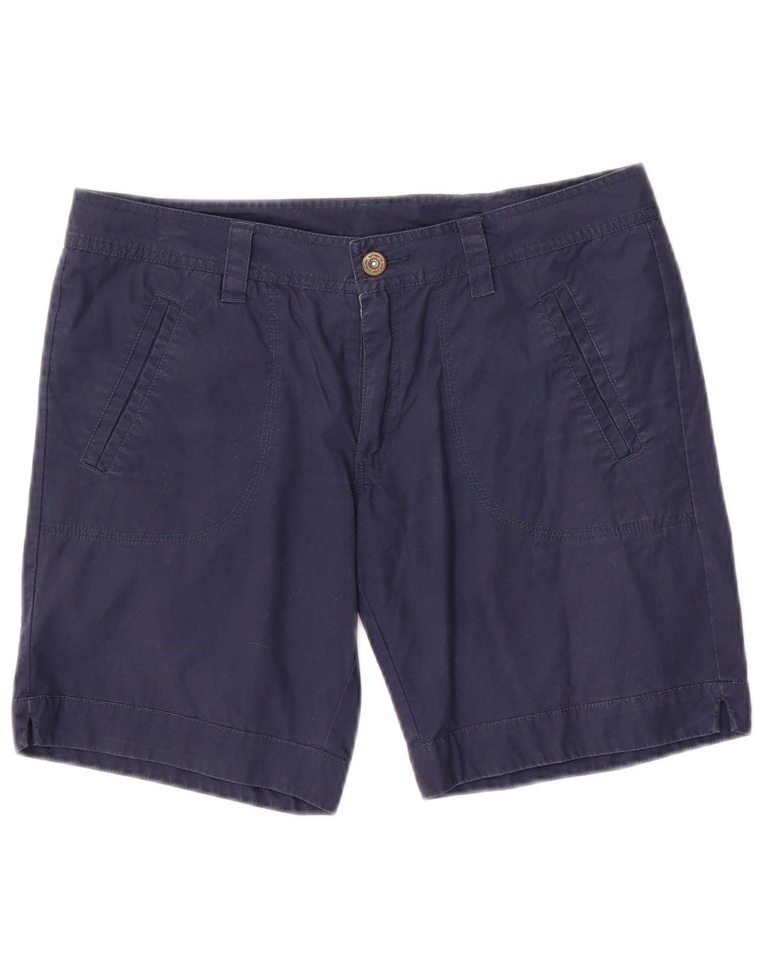 Champion Womens Low Waist Chino Shorts Medium W30  Navy Blue