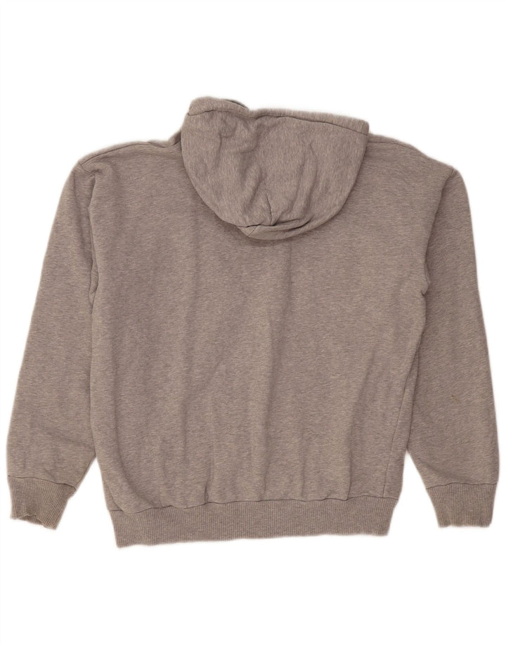 Diesel Mens Graphic Hoodie Jumper Small Grey