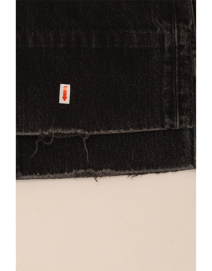 LEVI'S Mens 501 Straight Jeans W33 L31 Grey Cotton